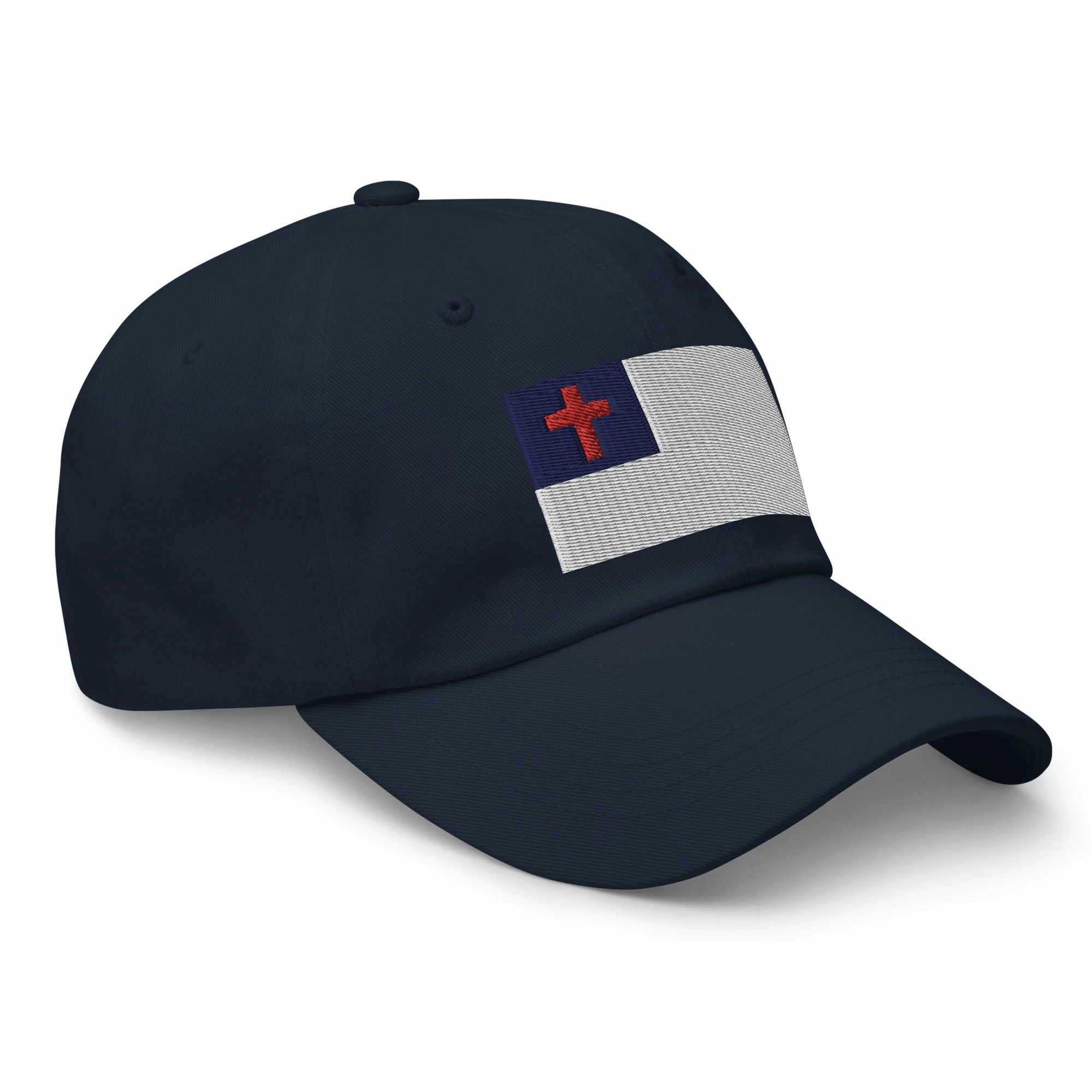 Dad Hat - Christian Flag (Embroidered Flag) 15 Dad Hat - Christian Flag (Embroidered Flag) - Image 15
