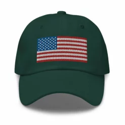 Dad Hat - USA Flag (Embroidered Flag) 39 Dad Hat - USA Flag (Embroidered Flag) -American Flags Sales classic dad hat spruce front 63471f5e8c915