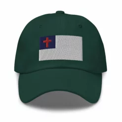 Dad Hat - Christian Flag (Embroidered Flag) 39 Dad Hat - Christian Flag (Embroidered Flag) -American Flags Sales classic dad hat spruce front 65c93ae601ced