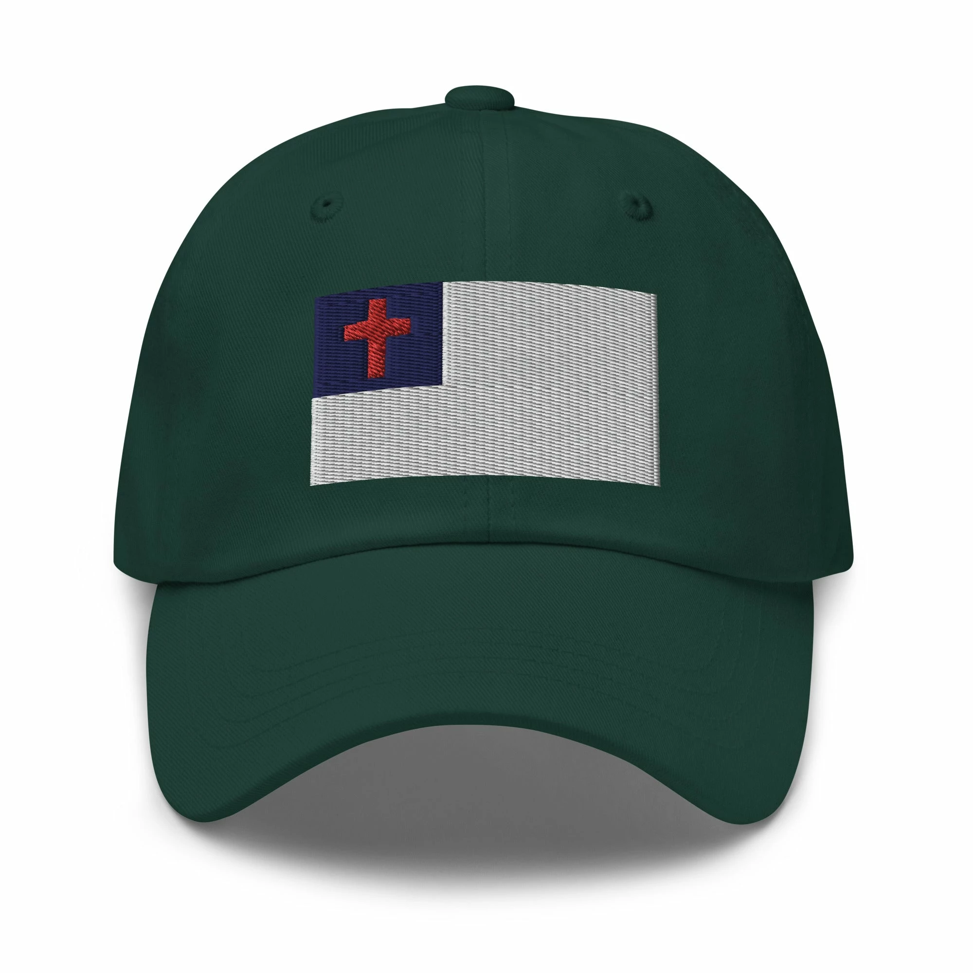 Dad Hat - Christian Flag (Embroidered Flag) 20 Dad Hat - Christian Flag (Embroidered Flag) - Image 20