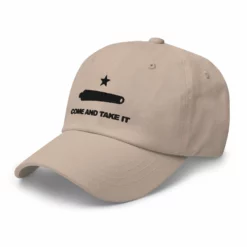 Dad Hat - Come And Take It (Black Embroidered) 39 Dad Hat - Come And Take It (Black Embroidered) -American Flags Sales classic dad hat stone left front 65c9a9ed9bf8c