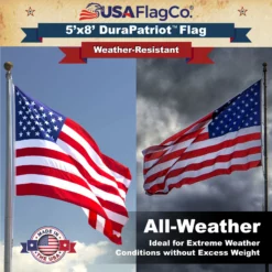 DuraPatriot™ 5x8 American Flag 13 DuraPatriot™ 5x8 American Flag -American Flags Sales durapatriot american flag 5x8 all weather