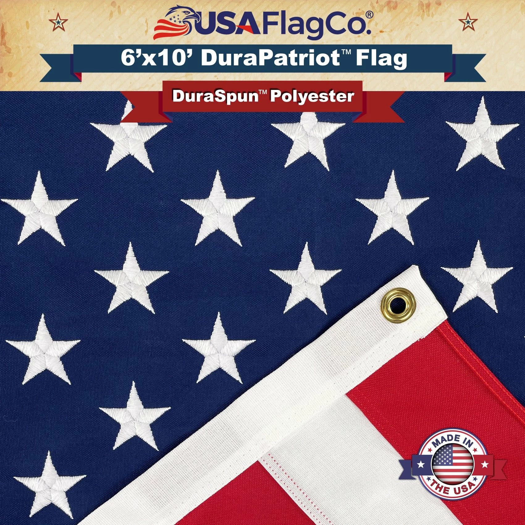 DuraPatriot™ 6x10 American Flag 1 DuraPatriot™ 6x10 American Flag