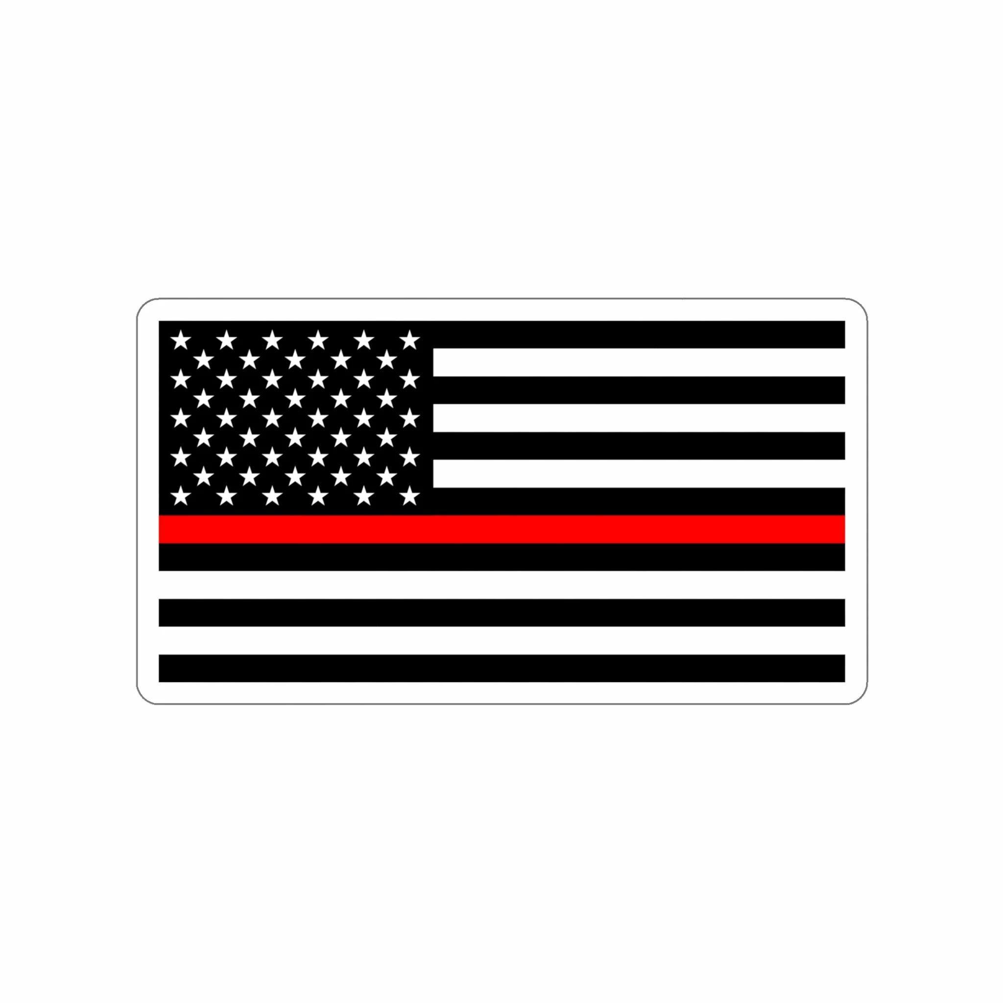 Thin Red Line Flag Decal (indoor And Outdoor Use) 16 Thin Red Line Flag Decal (indoor And Outdoor Use) - Image 16