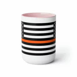 Two-Tone Thin Orange Line Flag Coffee Mugs, 15oz 36 Two-Tone Thin Orange Line Flag Coffee Mugs, 15oz -American Flags Sales ea1c8b07e6ef8689fd70f68091397bfe