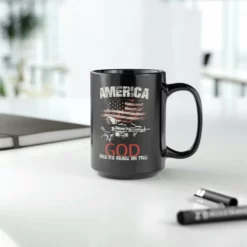 AMERICA God Shed His Grace On Thee Mug - 15 Oz Black Mug -American Flags Sales ead35a4136744bfcbb15acd68df5dad3