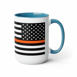 Two-Tone Thin Orange Line Flag Coffee Mugs, 15oz 27 Two-Tone Thin Orange Line Flag Coffee Mugs, 15oz -American Flags Sales ec28d1ed0b56ef4bc1af3d7cc27add04