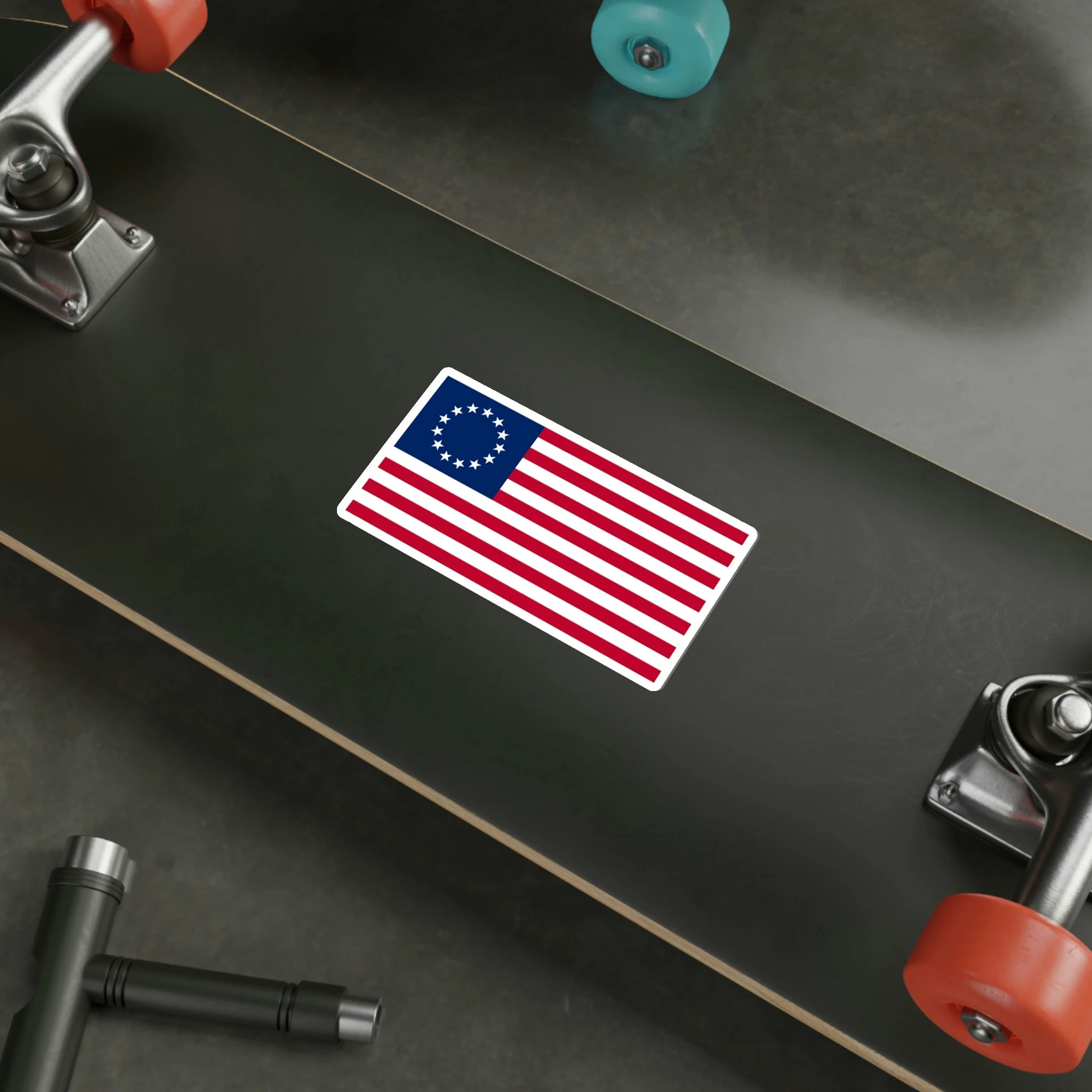 Betsy Ross Flag Sticker (indoor And Outdoor Use) 18 Betsy Ross Flag Sticker (indoor And Outdoor Use) - Image 18