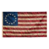 Heritage Betsy Ross Flag (3x5 Foot) Embroidered Stars & Sewn Stripes