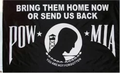 Bring Them Home POW-MIA Flag - 3 Ft X 5 Ft