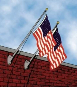 Franklin Series Outrigger Flagpole Kit
