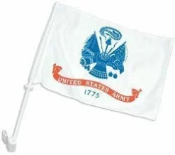 Double Sided Army - Car Flag
