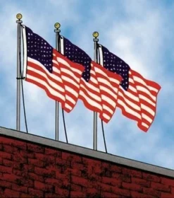 Franklin Series Roof Mount Flagpole Kit