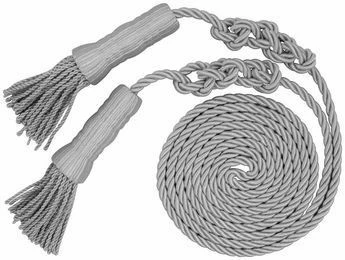 Silver Cord With Tassle 1 Silver Cord With Tassle