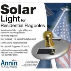 Solar Light For Small Outdoor Flagpoles