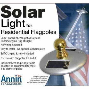 Solar Light For Small Outdoor Flagpoles 1 Solar Light For Small Outdoor Flagpoles