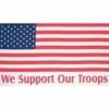 Support Our Troops - US Flag