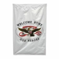 Welcome Home Our Heroes Banner Flag