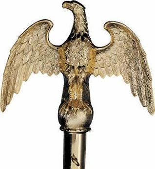 Gold Eagle Flagpole Ornament 1 Gold Eagle Flagpole Ornament