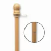 Varnished Wooden Flagpole