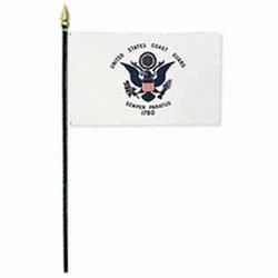 Coast Guard Stick Flag - 4 In X 6 In - Pack Of 12 7 Coast Guard Stick Flag - 4 In X 6 In - Pack Of 12 -American Flags Sales httpep.yimg .comcaiyhst 45748600749679 2264 34221416