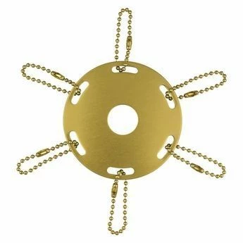 Gold Metal Award Ribbon Pole Ring 1 Gold Metal Award Ribbon Pole Ring