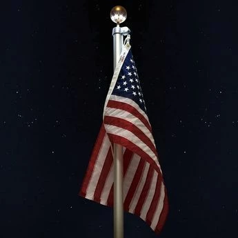 Ultra Bright Ball Top Flagpole Light W/ Solar Panel 2 Ultra Bright Ball Top Flagpole Light W/ Solar Panel - Image 2
