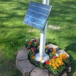 Ultra Bright Ball Top Flagpole Light W/ Solar Panel 5 Ultra Bright Ball Top Flagpole Light W/ Solar Panel -American Flags Sales httpssep.yimg .comayyhst 45748600749679solar power ultra bright ball top flagpole light 3