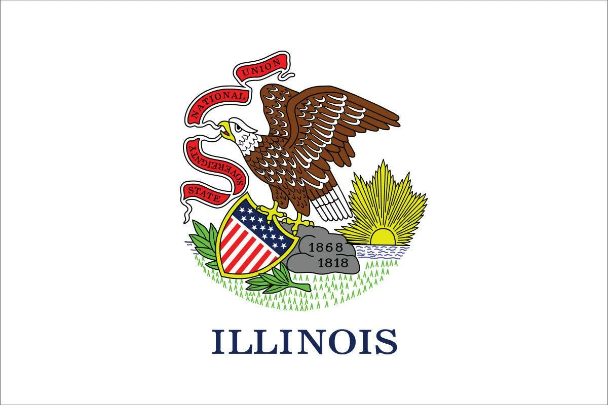 Illinois Flag 2 Illinois Flag - Image 2