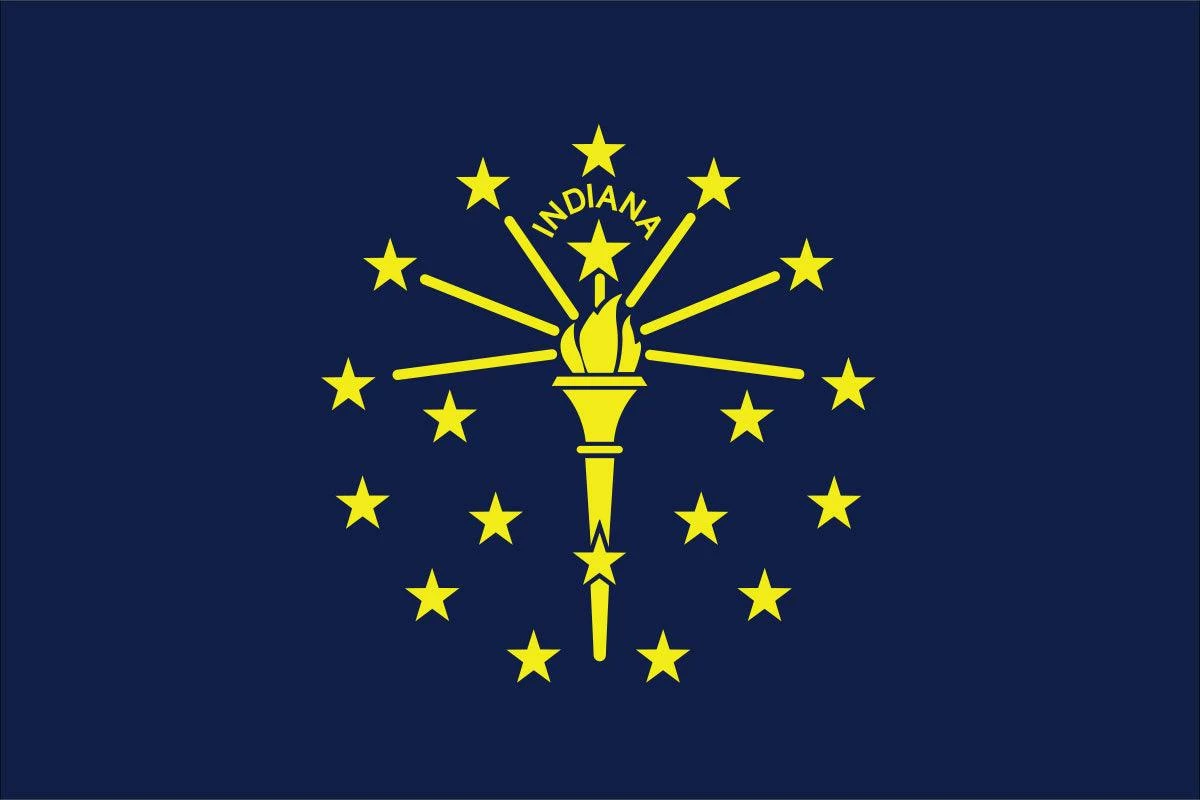 Indiana Flag 2 Indiana Flag - Image 2