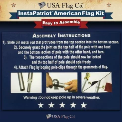 InstaPatriot™ TITAN™ Kit - Silver (LIMITED EDITION) 19 InstaPatriot™ TITAN™ Kit - Silver (LIMITED EDITION) -American Flags Sales instapatriottm american flag kit usa flag co 4 6cfebbe1 5346 43a8 85ec 3b98966e349d