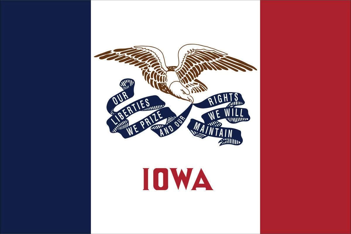 Iowa Flag 2 Iowa Flag - Image 2