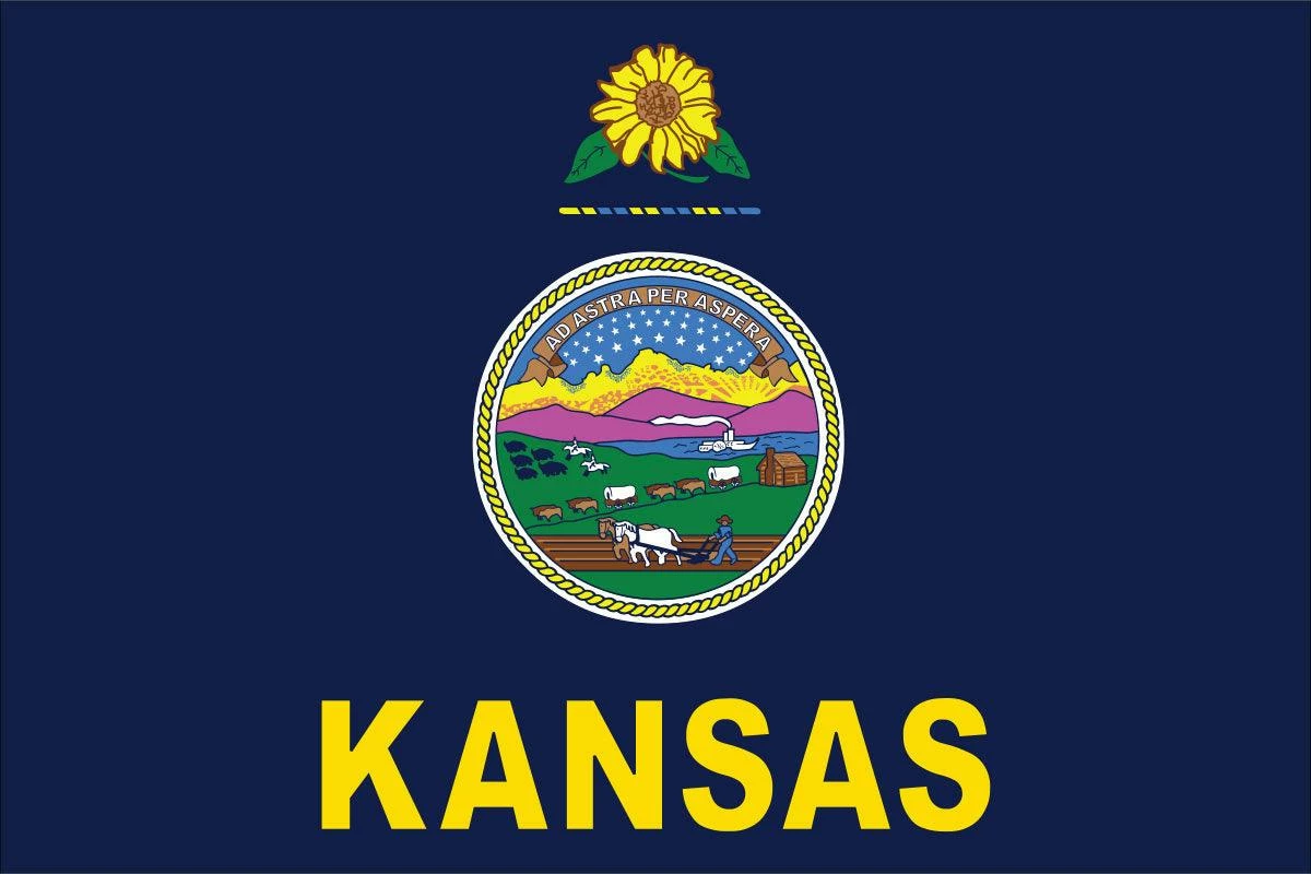 Kansas Flag 2 Kansas Flag - Image 2