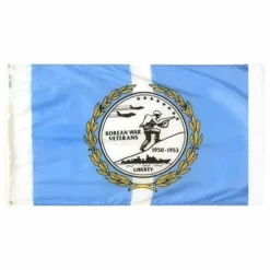 Nylon Korean War Veterans Flag - 3 Ft X 5 Ft
