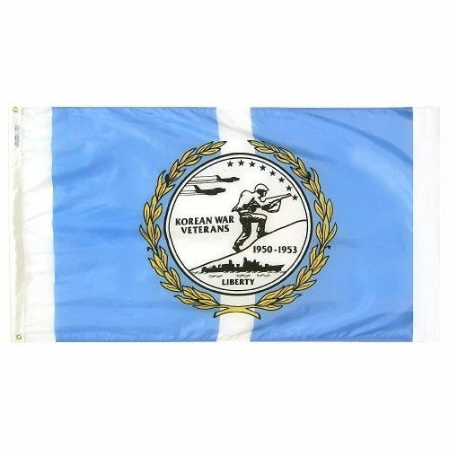 Nylon Korean War Veterans Flag - 3 Ft X 5 Ft 1 Nylon Korean War Veterans Flag - 3 Ft X 5 Ft