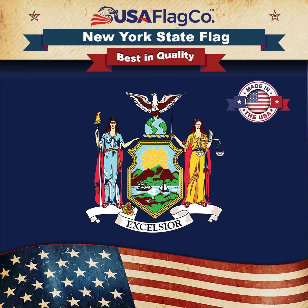 New York Flag 1 New York Flag