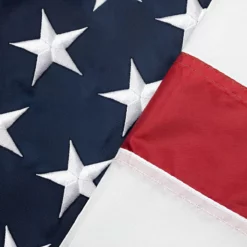 Nylon American Flag (3x5 Foot) Embroidered Stars & Sewn Stripes -American Flags Sales nylon american flag 3x5 foot embroidered stars and sewn stripes usa flag co 3