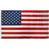 Polyester American Flag (4x6 Foot) Embroidered Stars & Sewn Stripes