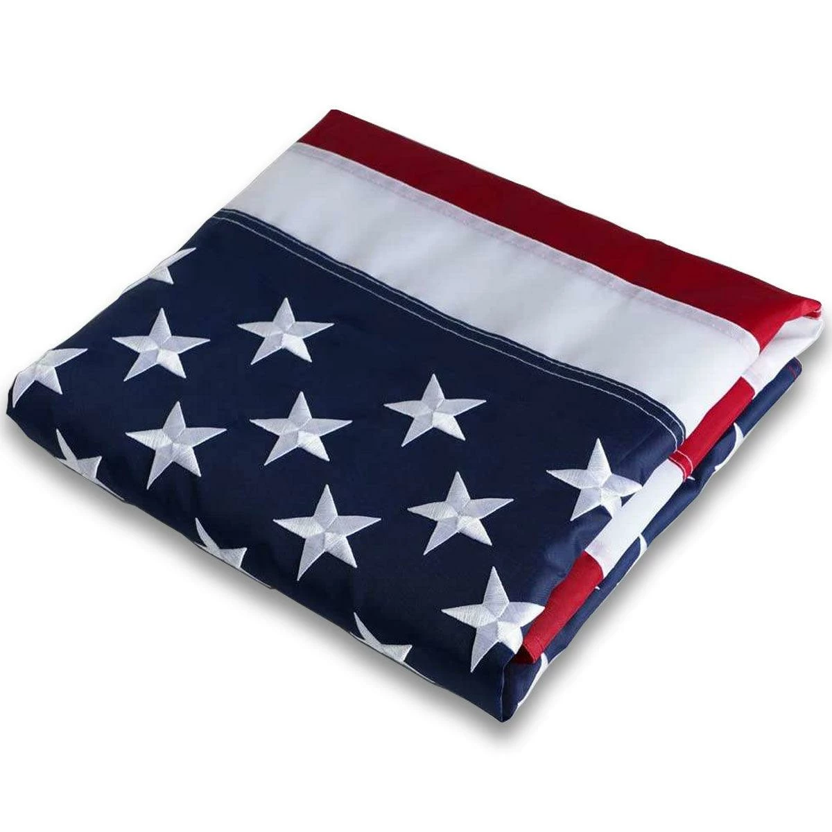 Polyester American Flag (4x6 Foot) Embroidered Stars & Sewn Stripes 8 Polyester American Flag (4x6 Foot) Embroidered Stars & Sewn Stripes - Image 8