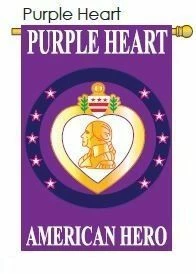 Purple Heart American Hero Banner