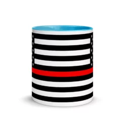 Thin Red Line Mug - 11 Oz. 28 Thin Red Line Mug - 11 Oz. -American Flags Sales thin red line mug 11 oz usa flag co 11