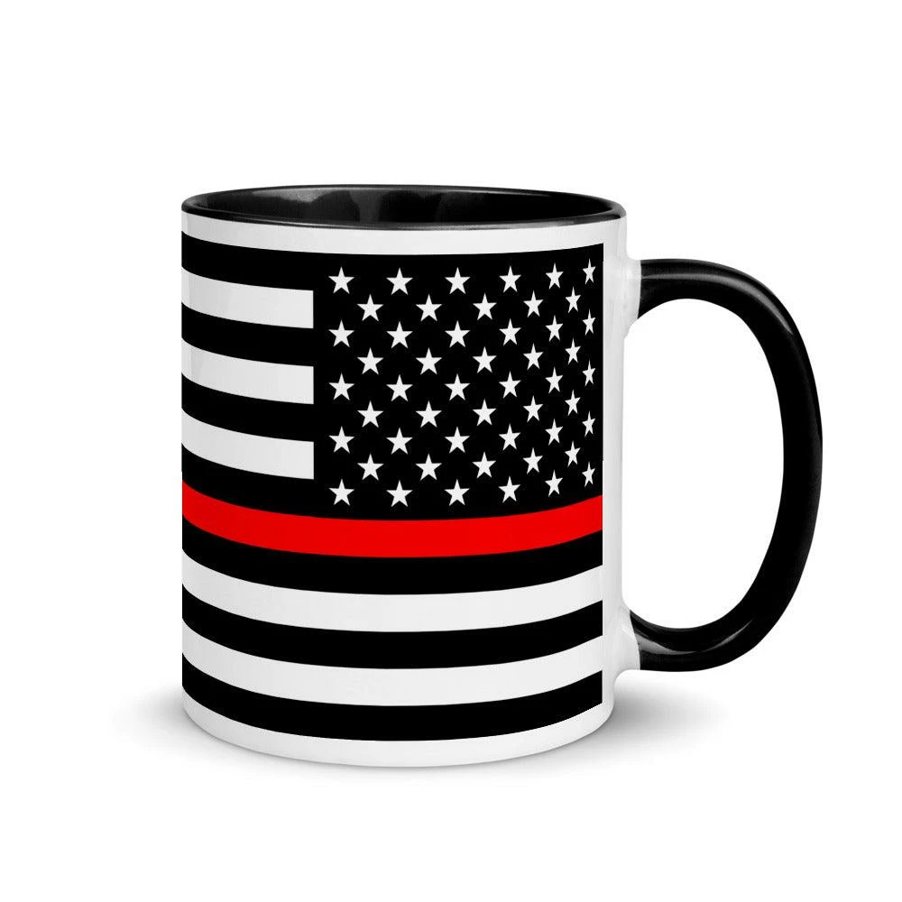 Thin Red Line Mug - 11 Oz. 2 Thin Red Line Mug - 11 Oz. - Image 2