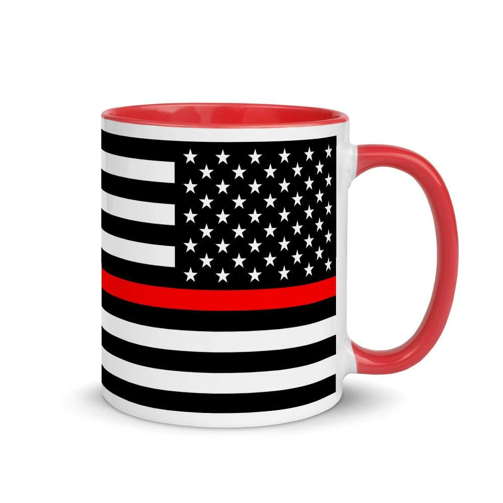 Thin Red Line Mug - 11 Oz. 4 Thin Red Line Mug - 11 Oz. - Image 4