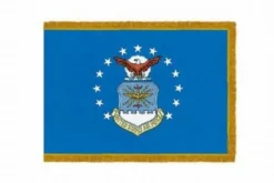 3' X 5' Indoor Fringed Nylon Air Force Flag