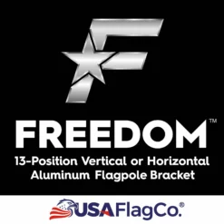 InstaPatriot™ FREEDOM™ Kit - Classic Black -American Flags Sales usaflagco freedom bracket logo 2d9f6e1f 46ff 4441 baef ff11568d5b27