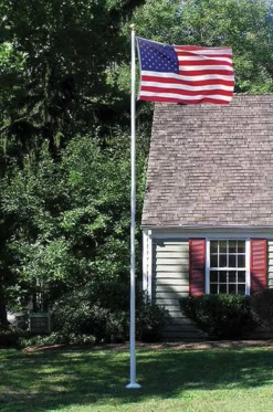 Villager III Residential Fiberglass Flagpole - 20 Ft