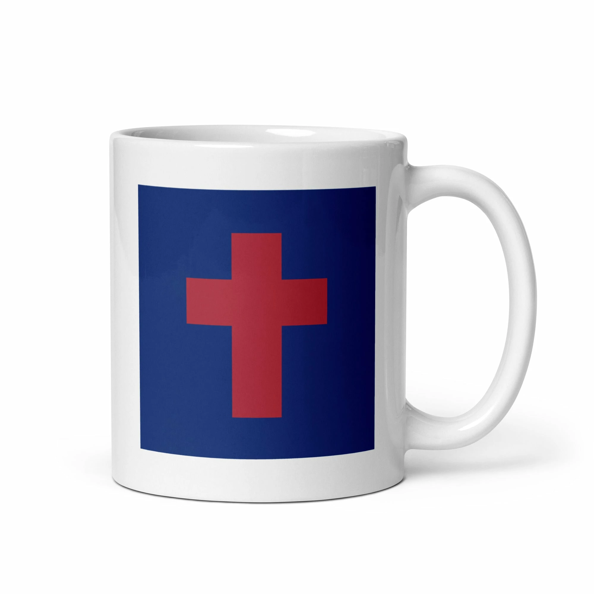 Christian Flag Mug - 11 Oz And 15 Oz 2 Christian Flag Mug - 11 Oz And 15 Oz - Image 2