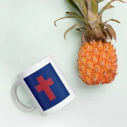 Christian Flag Mug - 11 Oz And 15 Oz 23 Christian Flag Mug - 11 Oz And 15 Oz -American Flags Sales white glossy mug 11oz pineapple 63b3b5018109a